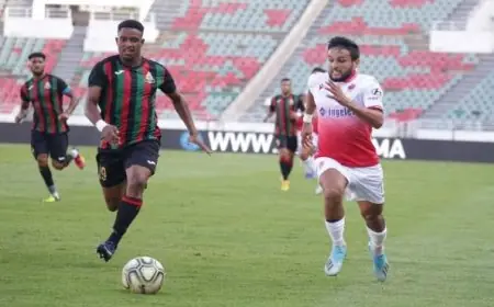 كلاسيكو الجيش والوداد ينتهي بالتعادل