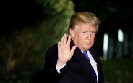 دونالد ترامب يغادر المستشفى