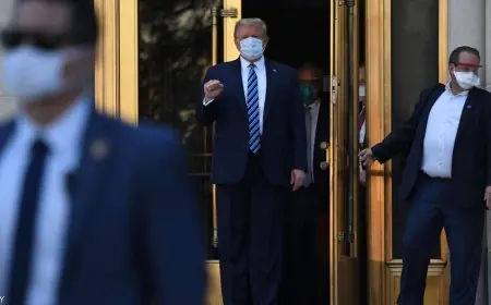 بعد تحسن حالته الصحية وعودته الى البيت الأبيض.. ترامب: لا تخافوا من كورونا