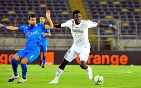 النسور الخضر ينهزمون أمام الزمالك المصري بهدف لصفر