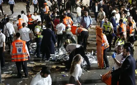 مقتل 44 شخص وإصابة العشرات في احتفال يهودي باسرائيل