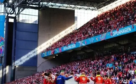 كأس أوروبا.. إصابة اللاعب الدنمركي إيركسن توقف مباراة فلندا والدنمرك