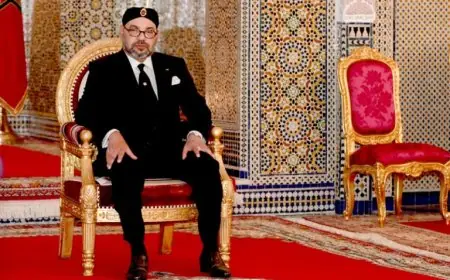 تهنئة عبد الله غازي رئيس المجلس الإقليمي لتيزنيت لصاحب الجلالة أمير المؤمنين الملك محمد السادس بمناسبة الذكرى 22 لعيد العرش المجيد