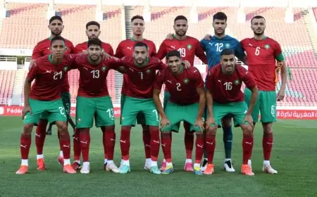 الأسود تعسكر بالمعمورة استعدادا لمواجهة السودان وغينيا ضمن إقصائيات كأس العالم قطر 2022