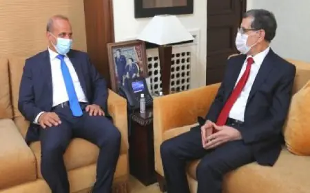 مباحثات العثماني مع نائب رئيس المجلس الرئاسي الليبي تأكيد على متانة العلاقات المغربية-الليبية