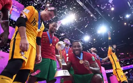 البرتغال يهزم الارجنتين ويتوج بكأس العالم للفوتسال