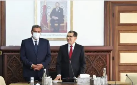 تسليم السلط بين سعد الدين العثماني ورئيس الحكومة الجديد عزيز أخنوش