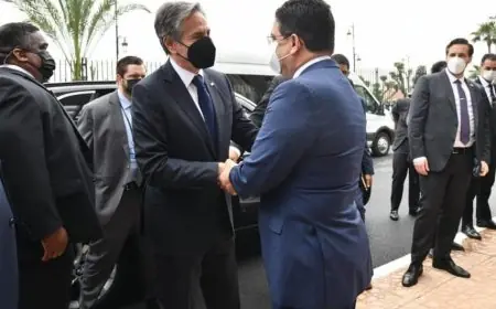 بوريطة يستقبل وزير الخارجية الاميركي بلينكين