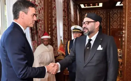 رئيس الحكومة الاسبانية سانشيز يزور المغرب بدعوة من الملك