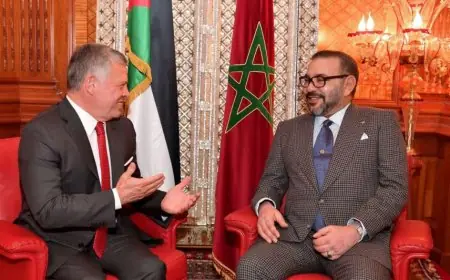 الملك يجري اتصالا هاتفيا مع العاهل الاردني