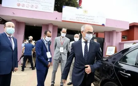 بنموسى يعطي انطلاق امتحانات الباكالوريا من سلا