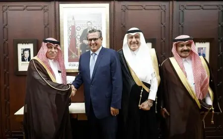 رئيس الحكومة يستقبل وزير التجارة السعودي ماجد بن عبد الله القصبي