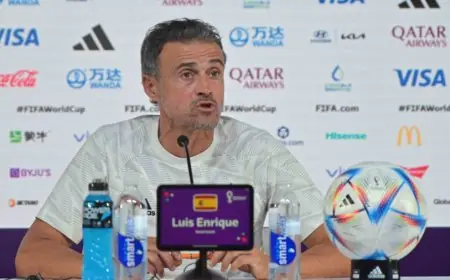 مدرب المنتخب الاسباني لا يستبعد خسارة منتخبه أمام الأسود