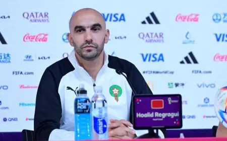 الركراكي: شكرا لجلالة الملك على دعمه للمنتخب الوطني