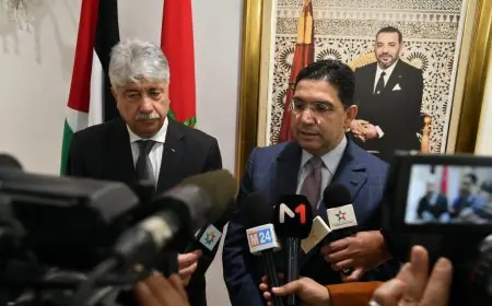 بوريطة ..المغرب يدعم حل الدولتين وإقامة دولة فلسيطينة مستقلة عاصمتها القدس على حدود1967