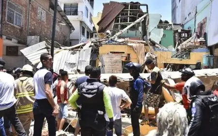 الإكوادور: سقوط 14 قتيلا على الأقل في زلزال بقوة 6.8 درجات.