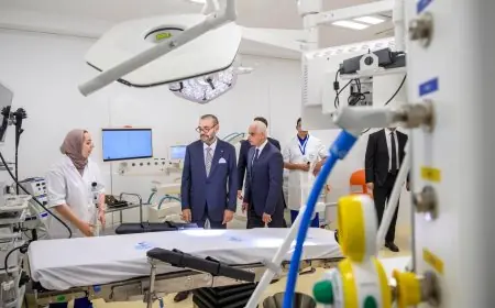 الملك يدشن المركز الاستشفائي الجامعي "محمد السادس" بطنجة