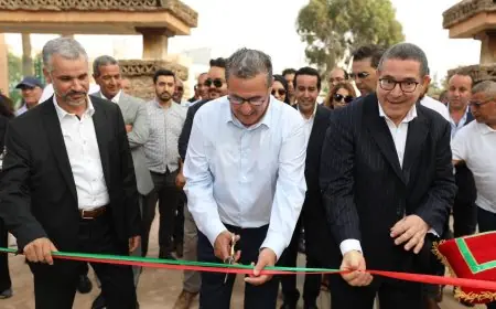 رئيس المجلس الجماعي لأكادير يقوم بزيارة تفقدية لمجموعة من المشاريع التنموية بالمدينة