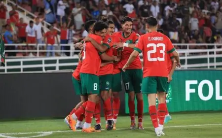 التشكيلة الرسمية للمنتخب الوطني المغربي لأقل من 23 سنة في نهائي كأس الأمم الإفريقية لأقل من 23 سنة