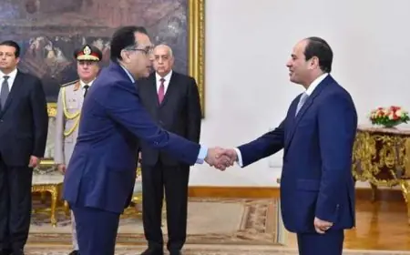 الرئيس المصري يكلف مصطفى مدبولي بتشكيل حكومة جديدة
