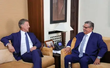 رئيس الحكومة يجري مباحثات مع الرئيس المدير العام لمجموعة فنادق "أكور"