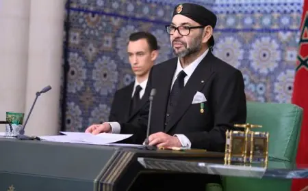 الملك يوجه خطابا إلى شعبه بمناسبة الذكرى 25 لعيد العرش