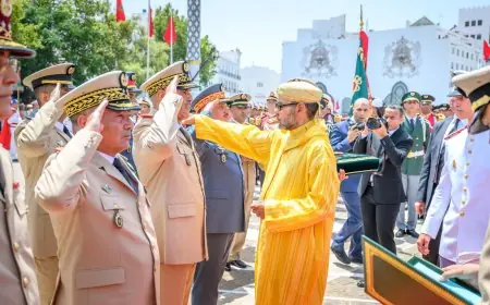 الملك يترأس بتطوان حفل أداء القسم للضباط المتخرجين من المدارس العليا العسكرية وشبه العسكرية