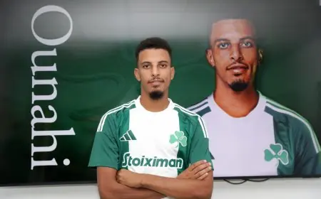 نادي باناثينايكوس اليوناني يعلن تعاقده مع الدولي المغربي أوناحي