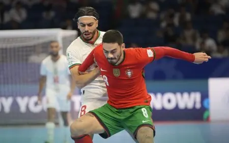 المنتخب المغربي للفوتسال ينهزم أمام البرتغال برباعية
