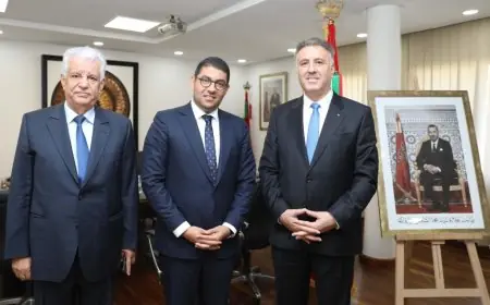 بنسعيد يؤكد دعم المغرب الثابت للقضية الفلسطينية في لقاء مع وزير الإعلام الفلسطيني