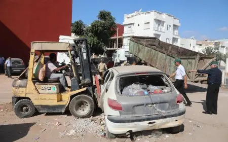 أكادير.. حملة لإزالة المركبات المهجورة من شوارع المدينة