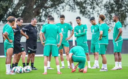 تشكيلة أسود الأطلس لمواجهة منتخب إفريقيا الوسطى