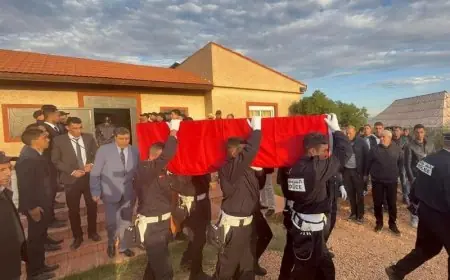 تشييع جنازة شرطي بني ملال