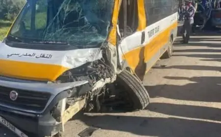 إصابة عدد من التلاميذ في حادث سير باقليم وزان