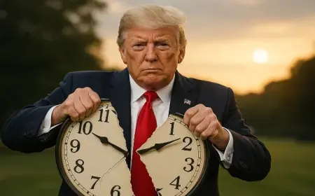 ترامب يغير توقيت الخريف و اعتماد التوقيت الصيفي بالدوام