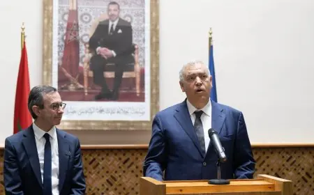 عبد الوافي لفتيت يستقبل وزير الداخلية الفرنسي لبحث التعاون في الأمن والهجرة