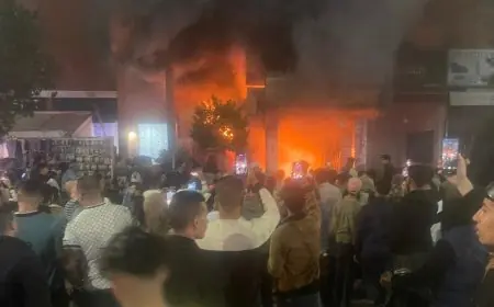 حريق يلتهم محل عطور بمراكش ويستنفر السلطات