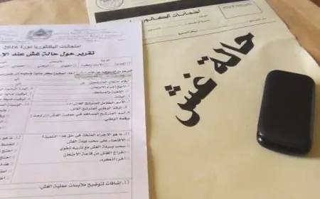 ضبط 2769 حالة غش خلال امتحانات البكالوريا لسنة 2025