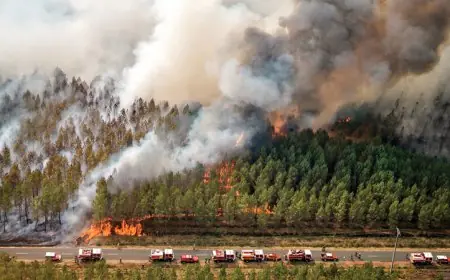 الوكالة الوطنية للمياه والغابات تعلن السيطرة على 8 حرائق وطنية