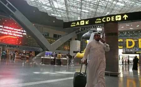 قطر تغلق مجالها الجوي وتوقف الملاحة الجوية لحركة الطيران