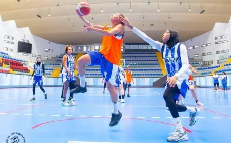 سيدات اتحاد طنجة لكرة السلة يتوجن بكأس العرش