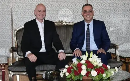رئيس "الفيفا" جياني إينفانتينو يحل بالمغرب