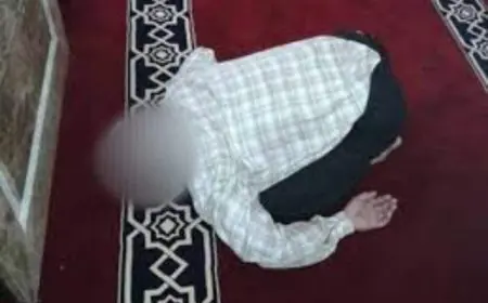 سجدة وداع.. وفاة إمام مسجد بالشماعية أثناء أداء صلاة العشاء