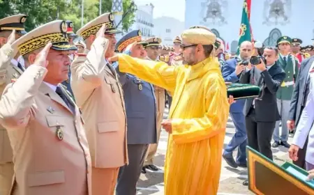 برقية تهنئة من القوات المسلحة الملكية للملك بمناسبة الذكرى الـ26 لعيد العرش