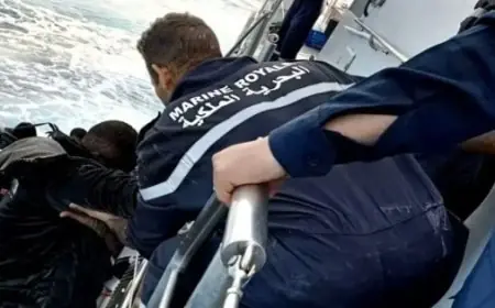 البحرية الملكية تنقذ مهاجرين قبالة سواحل طانطان