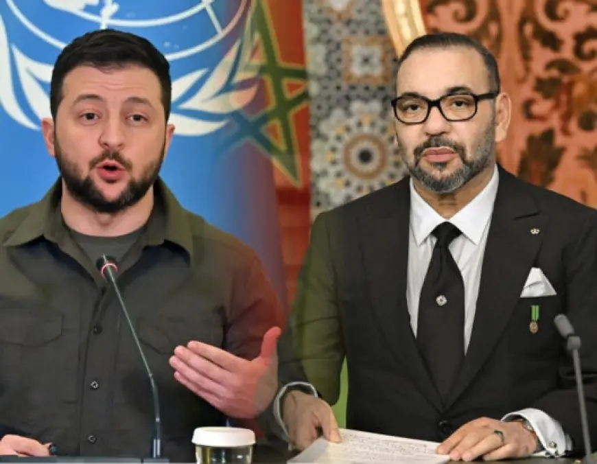 الملك محمد السادس يهنئ زيلينسكي بمناسبة العيد الوطني لأوكرانيا