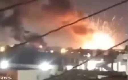 انفجار كبير في مخزن أسلحة بمصراتة الليبية يخلف إصابة 6 أشخاص