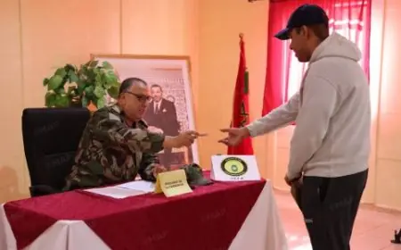 انطلاق عملية انتقاء وإدماج مجندي التجريدة الـ40 للخدمة العسكرية بالحاجب