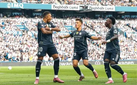 الدوري الإسباني.. ريال مدريد يحقق فوزا ثمينا على مضيفه ريال سوسيداد