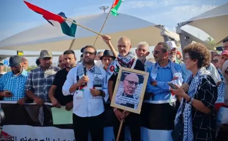 استقبال عزير غالي وبن الضراوي بمطار محمد الخامس في الدارالبيضاء